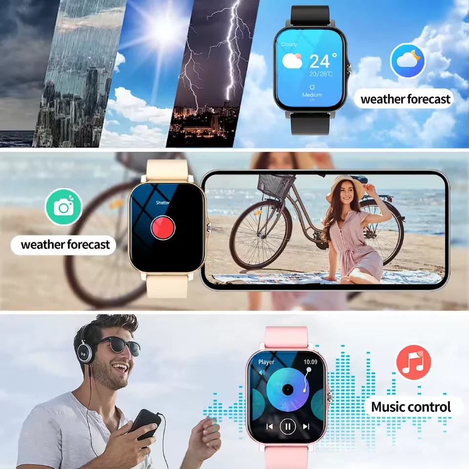 ✅Smartwatch, Wireless Calling/dialing, Multi-sport Mode, Incoming Call Alert DE - Bild 4 von 4