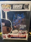 Saquon Barkley Signed Autographed Funko Pop #118 Beckett Witnessed Auto RARE