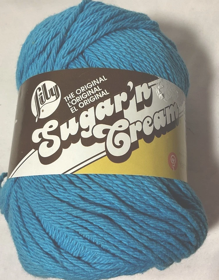 Liquidation Sale. Lily Sugar N Cream 100% Cotton Yarn Super Size “Hot Blue” - Image 1 of 1
