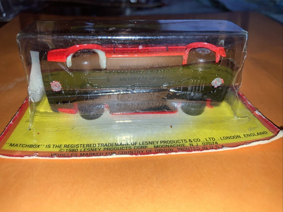 Matchbox 1978 Superfast Lesney sin Toyota Celiac rojo plástico agrietado sin usar, en caja Foto 4 de 4