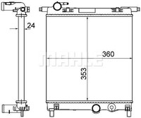 Mahle KüHler, MotorküHlung Cr 831 001S