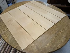 Old growth thin poplar panels project wood