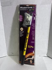 Master Lock Pro Steering Wheel Lock Anti-Theft Device Yellow  For Cars Trucks SU