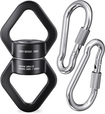 Swing Swivel, Safety Rotational Device Hanging Accessory, 30KN 360  Rotational