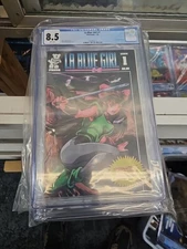 La Blue Girl #1 Bare Press Wraparound Cover CGC 8.5 W Pages