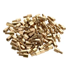 88 Pcs M3 6+6mm F/M Brass Hex Standoff Spacer Screws for Electronics PCB