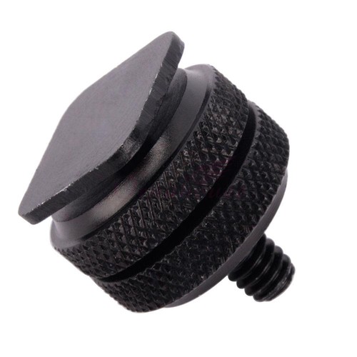 New Camera Pro 1/4"-20 Tripod Mount Screw to Flash Hot Shoe Adapter Black UK
