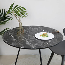 Black Marble Peel Stick Wallpaper 11.8" X 78.7" Vinyl Waterproof Thick