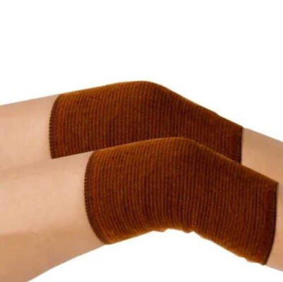 Therapeutische Kniewärmer Gr.7 XXXL Gelenkwärmer aus Kamelwolle Ellbogenwärmer!!