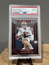BROCK PURDY 2022 DONRUSS OPTIC ELITE SERIES ROOKIE RC #ESR11 PSA 10 GEM MINT! SF