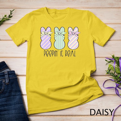 Camiseta Unisex Real de Conejos de Pascua para Easter Peepin' It - Imagen 4 de 15