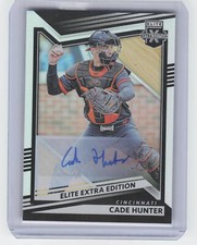 2022 Panini Elite Extra Edition #153 Cade Hunter Signatures
