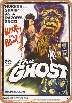 METAL SIGN - Ghost (1963) - Vintage Look