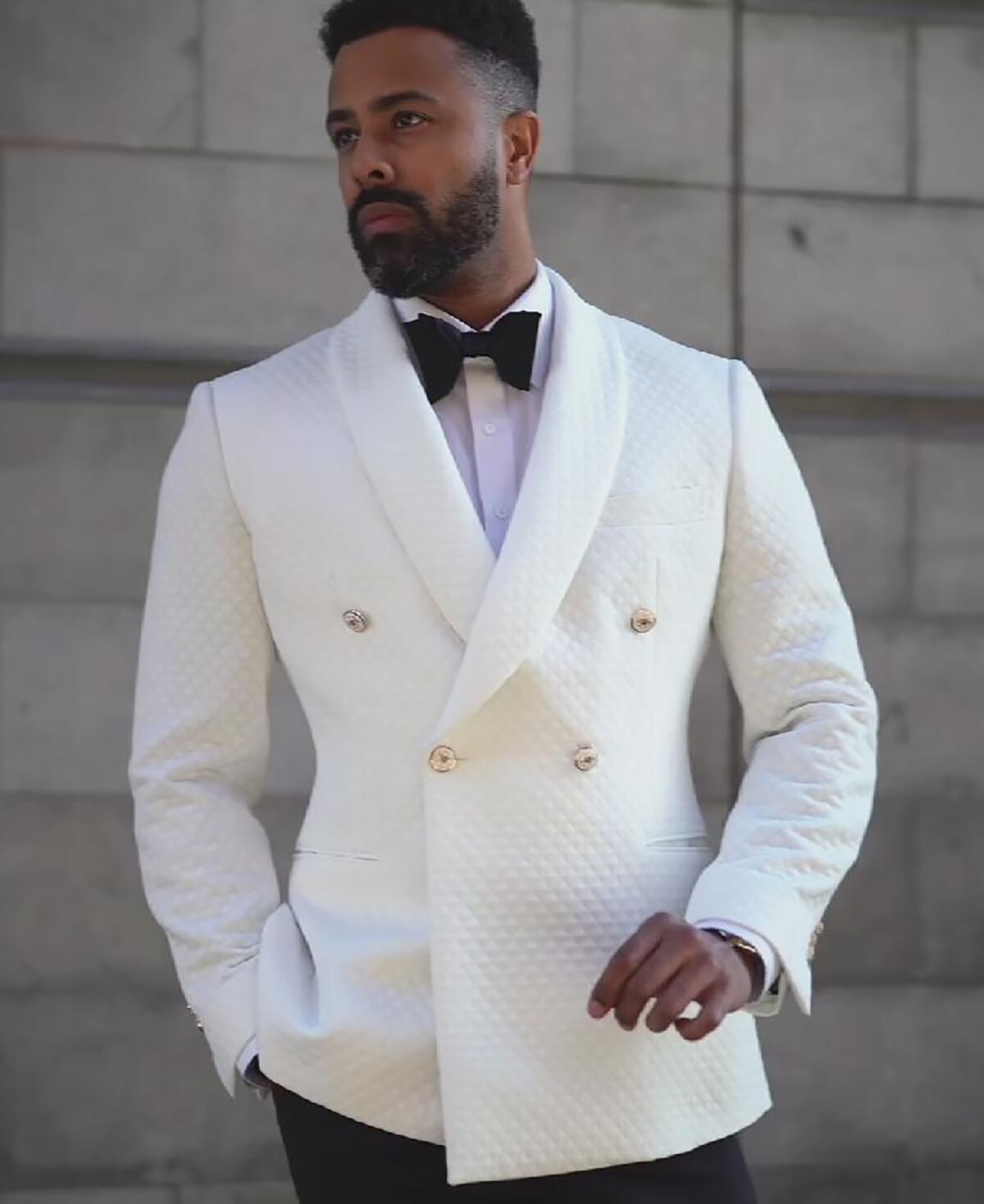Chek Men Check Men Suits Man Jacket Blazer Regular Fit Shawl Lapel Formal Double ...