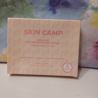 Skin Camp Magic Eyes Collagen Hydra-Gel Eye Mask, 5 pair pack.