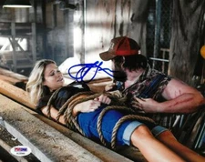 Tyler Labine Signed Tucker & Dale Vs Evil Autographed 8x10 Photo PSA/DNA#AC20444