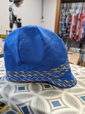 Wendys Welding  Hat Made With Blue Fancy Stich New!! 