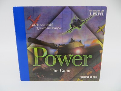 POWER The Game (CD-ROM, 1995) IBM Windows Computer Video Game