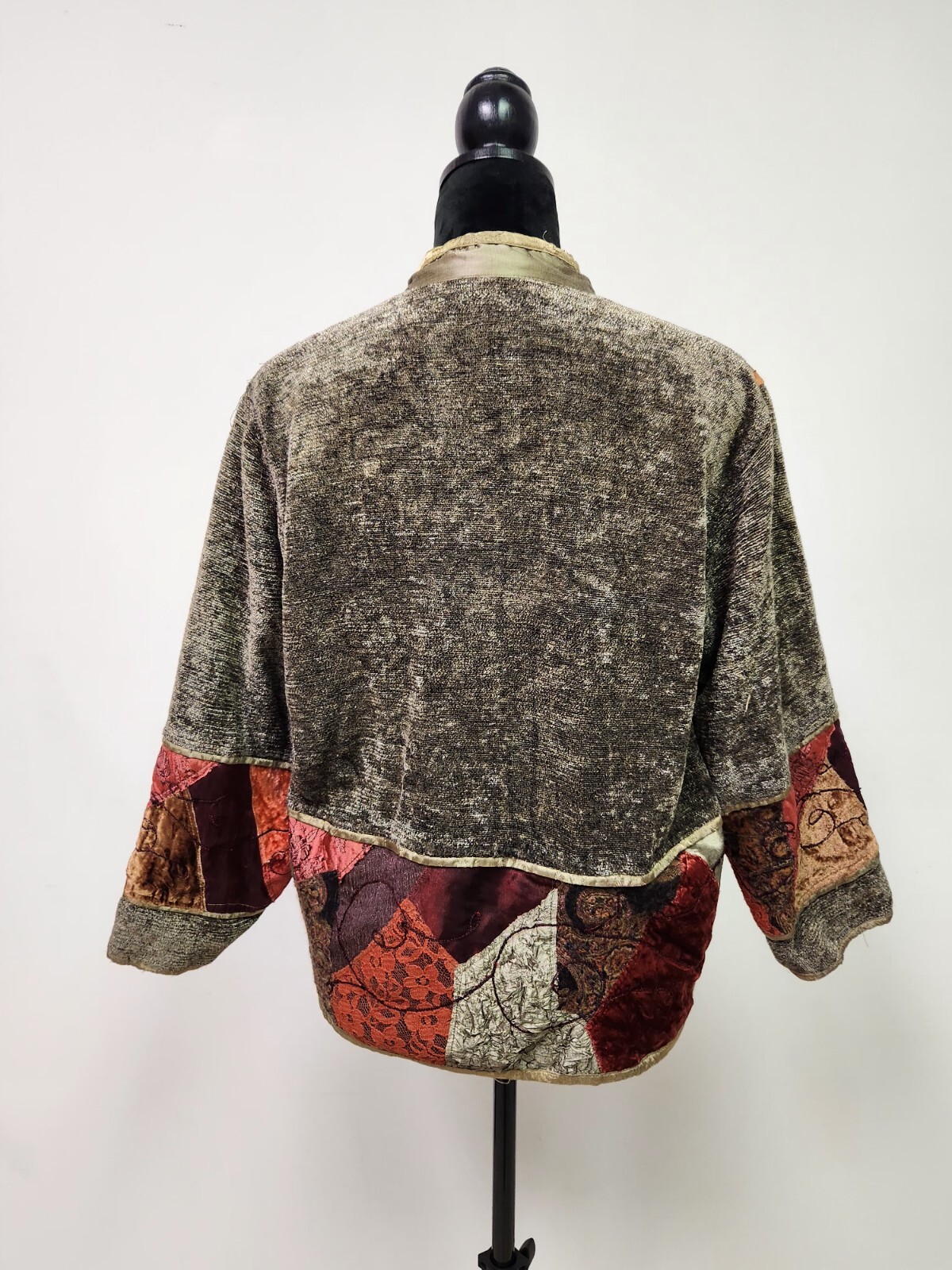 Drapers and Damons Jacket Patchwork Boho 3/4 Slee… - image 3