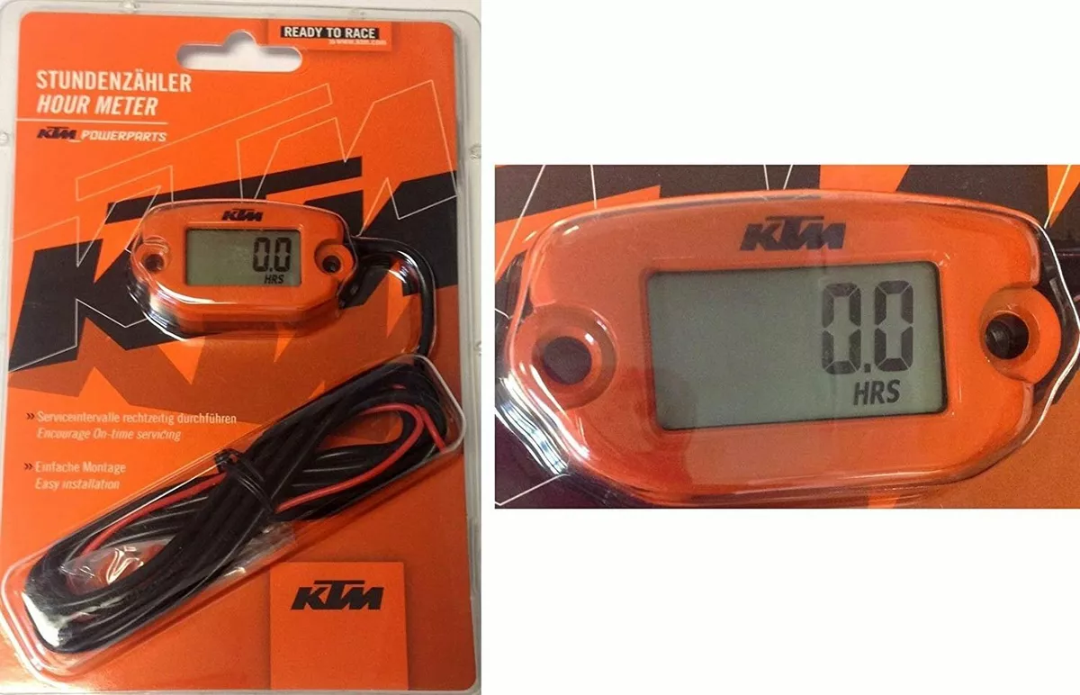 NEW KTM OEM ORANGE HOUR METER SX XC EXC SXS SXF XCF XCFW