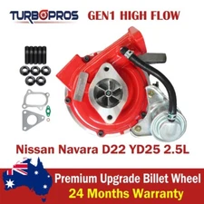 Turbo Pros GEN1 High Flow Billet Turbo Charger For Nissan Navara D22 YD25 2.5L