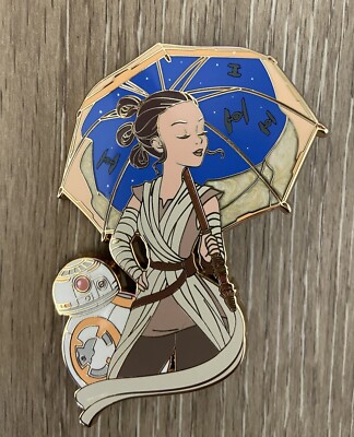 Disney Rey Star Wars Pretty Parasols LE 50 Fantasy Pin