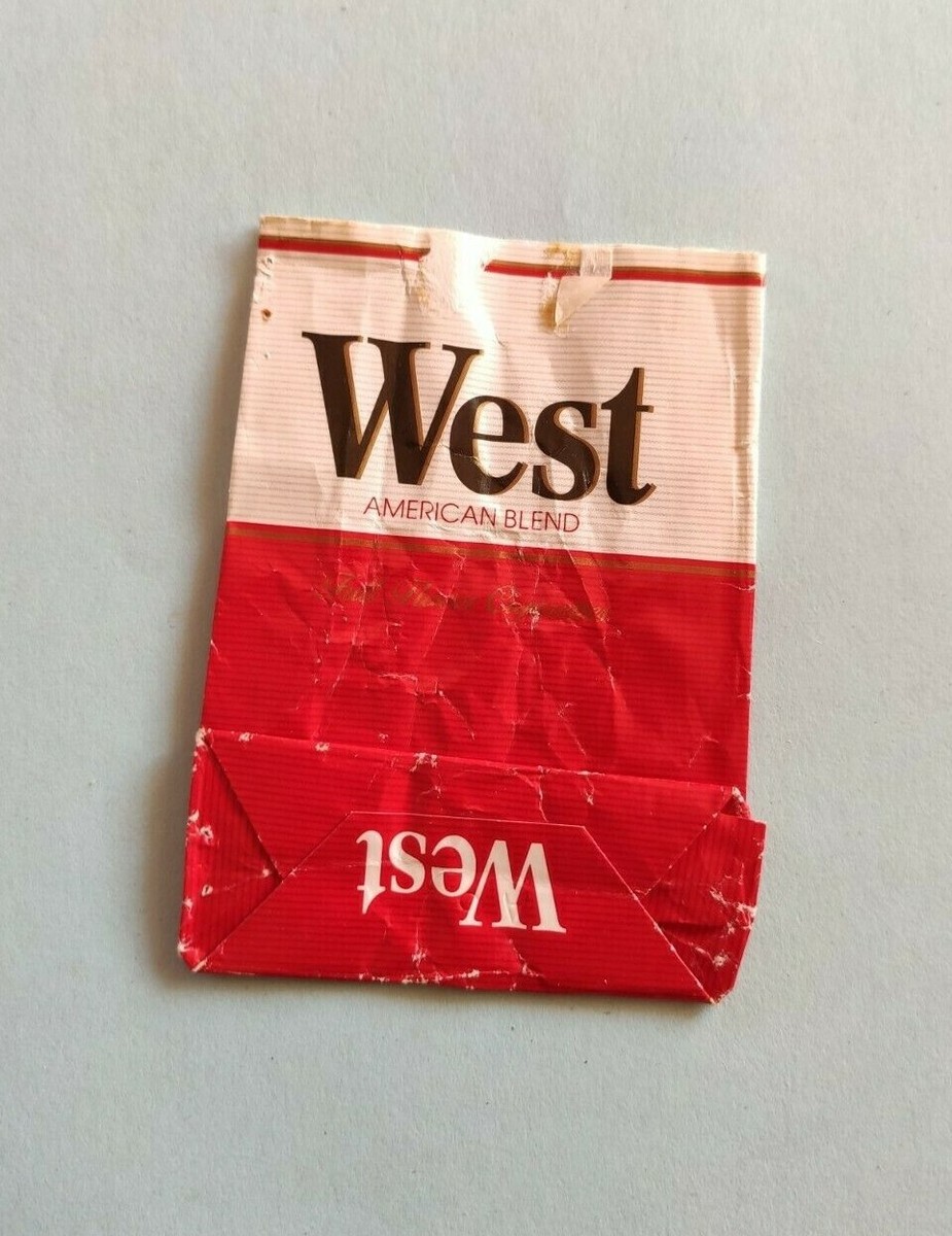 WEST GERMANIA OVEST PACCHETTO SIGARETTE EMPTY VUOTO CIGARETTES TOBACCO