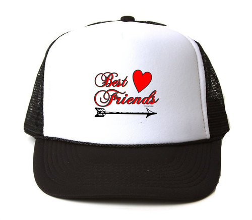 Trucker Hat Cap Foam Mesh Best Friends 