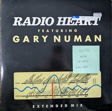Radio Heart Feat Gary Numan Radio Heart Vinyl Record 12" VG+/VG GFMT109 1987