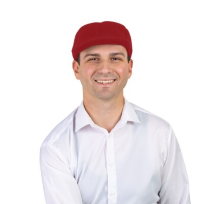 Dress Up America Newsboy Cap for Men, Classic Flat Cabbie Hat (Black)