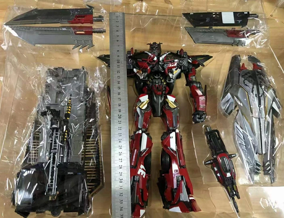 In Stock OV-01 Sentinel Prime Alloy Enlarged Version  Figure New Arrival - Image 3 of 4