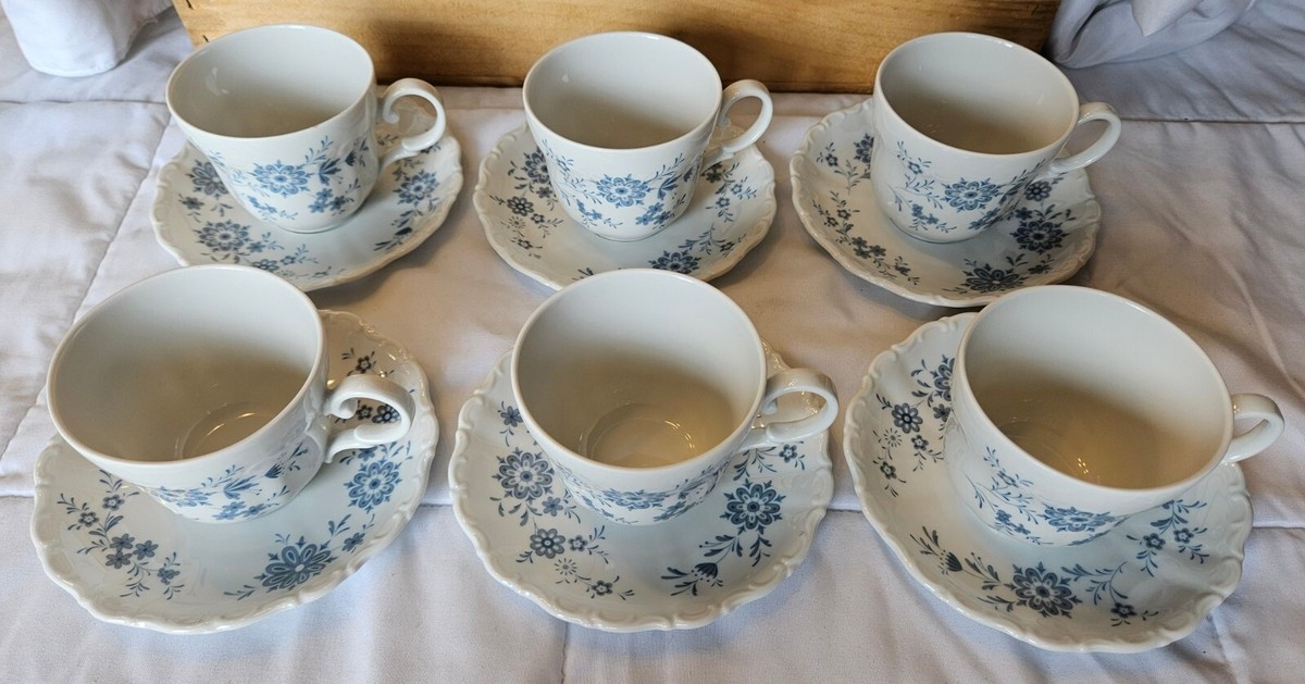 used【 seltmann weiden スーピエール 】 VTG SELTMANN WEIDEN K. BAVARIA W GERMANY teacup/saucer blue