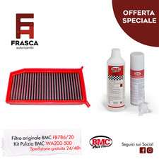 Filtro Aria Sportivo BMC Renault Captur 1.2 TCe 120 CV 1.5 dCi 90 CV Kit Pulizia