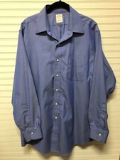 Brooks Brothers Dress Shirt Men's Size 16 - 34 Blue Long Sleeve Button Down