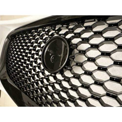 Black Front Upper Radiator Grille Mesh Grill For Jaguar XF XFR 2016 2017 2018 - Picture 15 of 16
