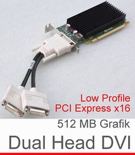 Graphics Card Vga Dual Head 512Mb Nvidia Quadro Nvs 300 Low Profile Pci-E G14+2K