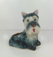 Royal Copley Scottie Dog Planter 1941-57 Scottish Terrier 5 1/4" vintage ceramic