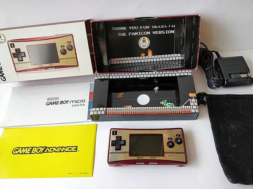 Gameboy Advance SP Famicom 20th Anniversary Limited Edition Boxed test –  Hakushin Retro Game shop