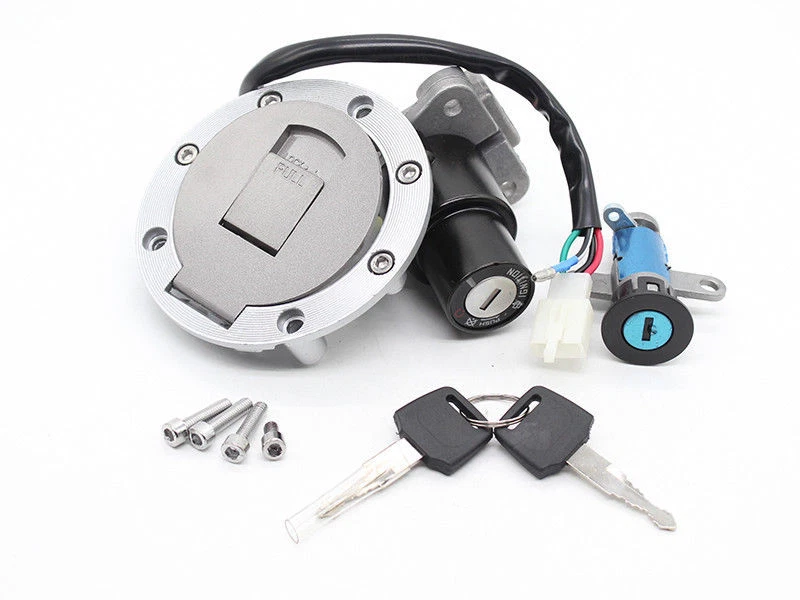 Interruptor de ignição tampa de gás combustível conjunto de trava de assento para Yamaha TZR125 TZM/TZR150 TDM850 - Imagem 3 de 4