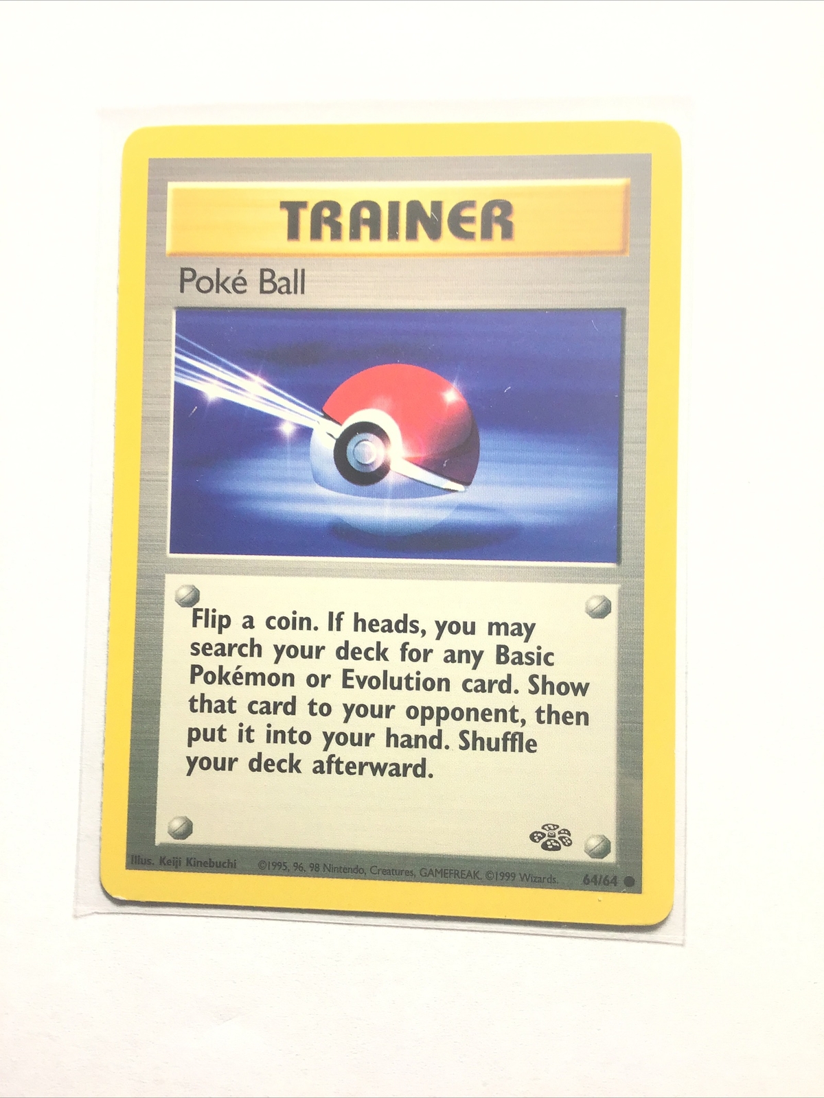 POKE BALL - 64/64 - Jungle - Pokemon Card - NM