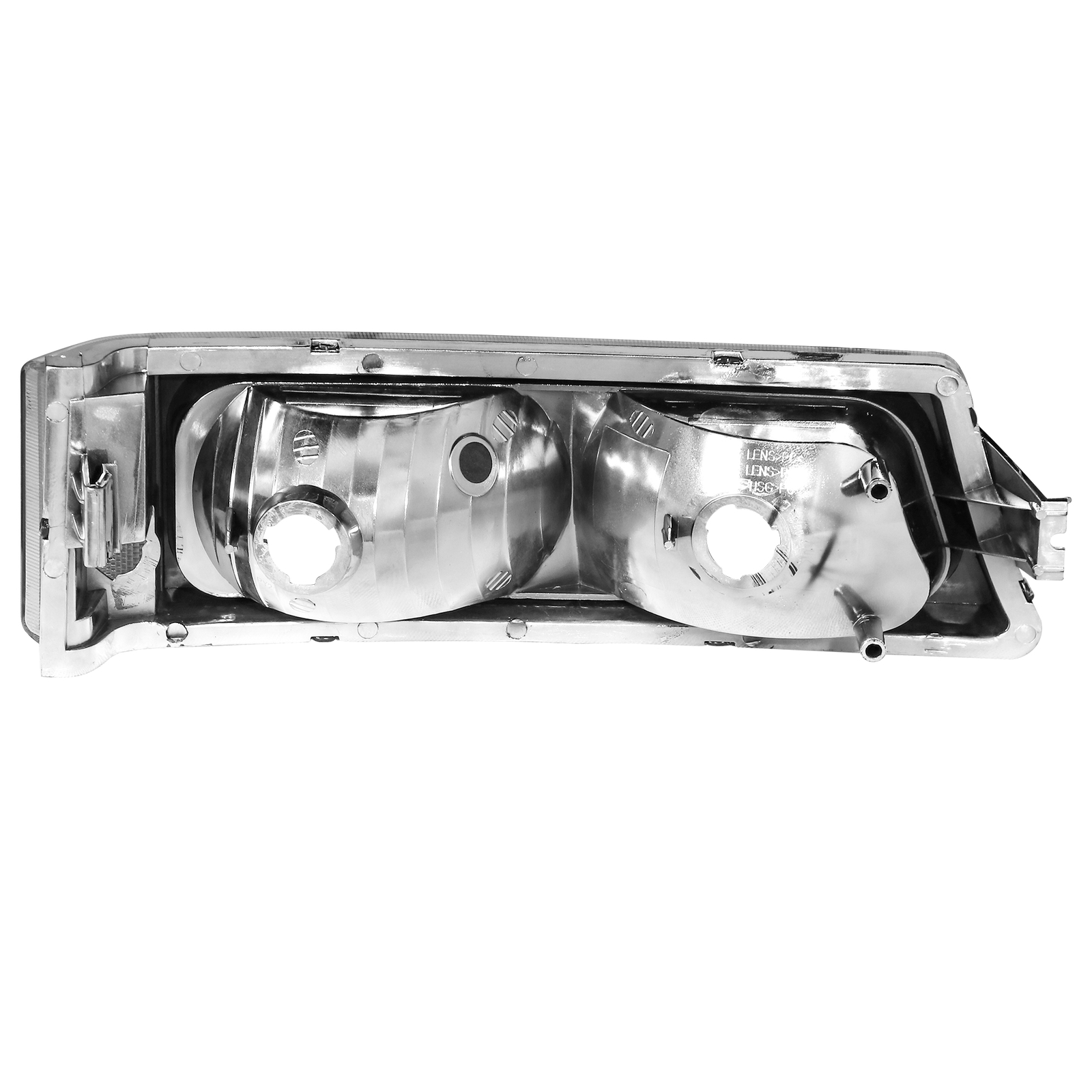 For 2003-2006 Chevrolet Silverado 1500 2500 3500 Chrome Headlights +Bumper Light