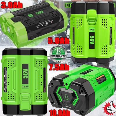 For EGO Power 56V Li-Ion Battery 3.0/5.0/7.5/10Ah For EGO BA4200 BA2800 BA5600