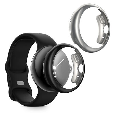 Hülle für Google Pixel Watch 2 Pixel Watch 1 Silikon Fullbody Schutzhülle Cover 