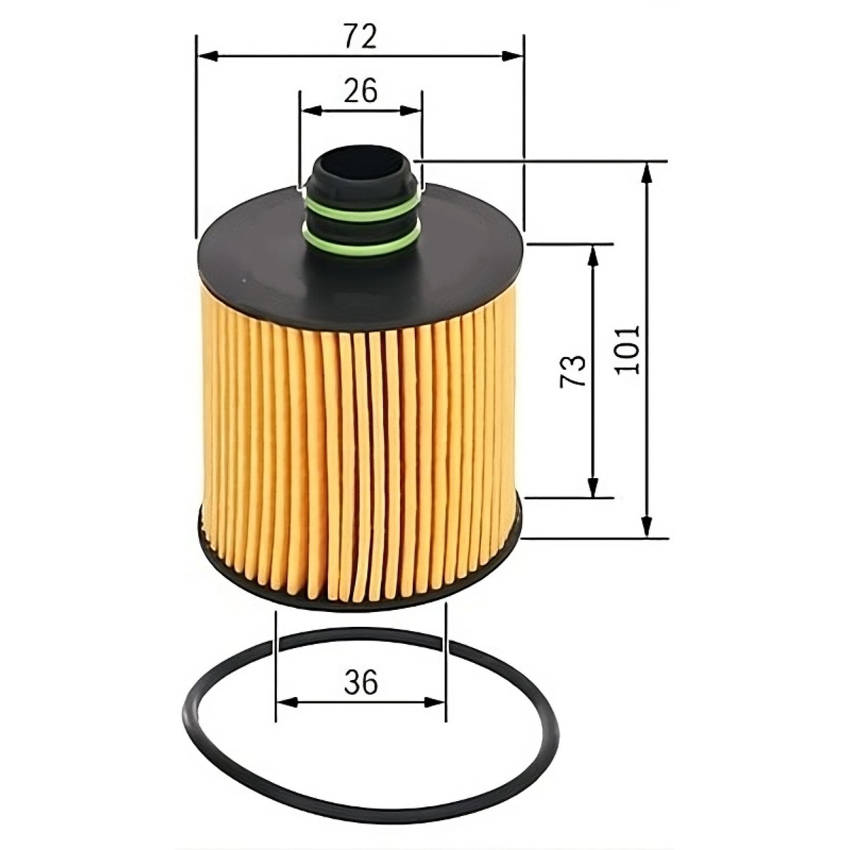 KIT TAGLIANDO JEEP RENEGADE 500 X 2.0 MJT 136 140 4 FILTRI 5 LT FORWARD 0W30 - Foto 7