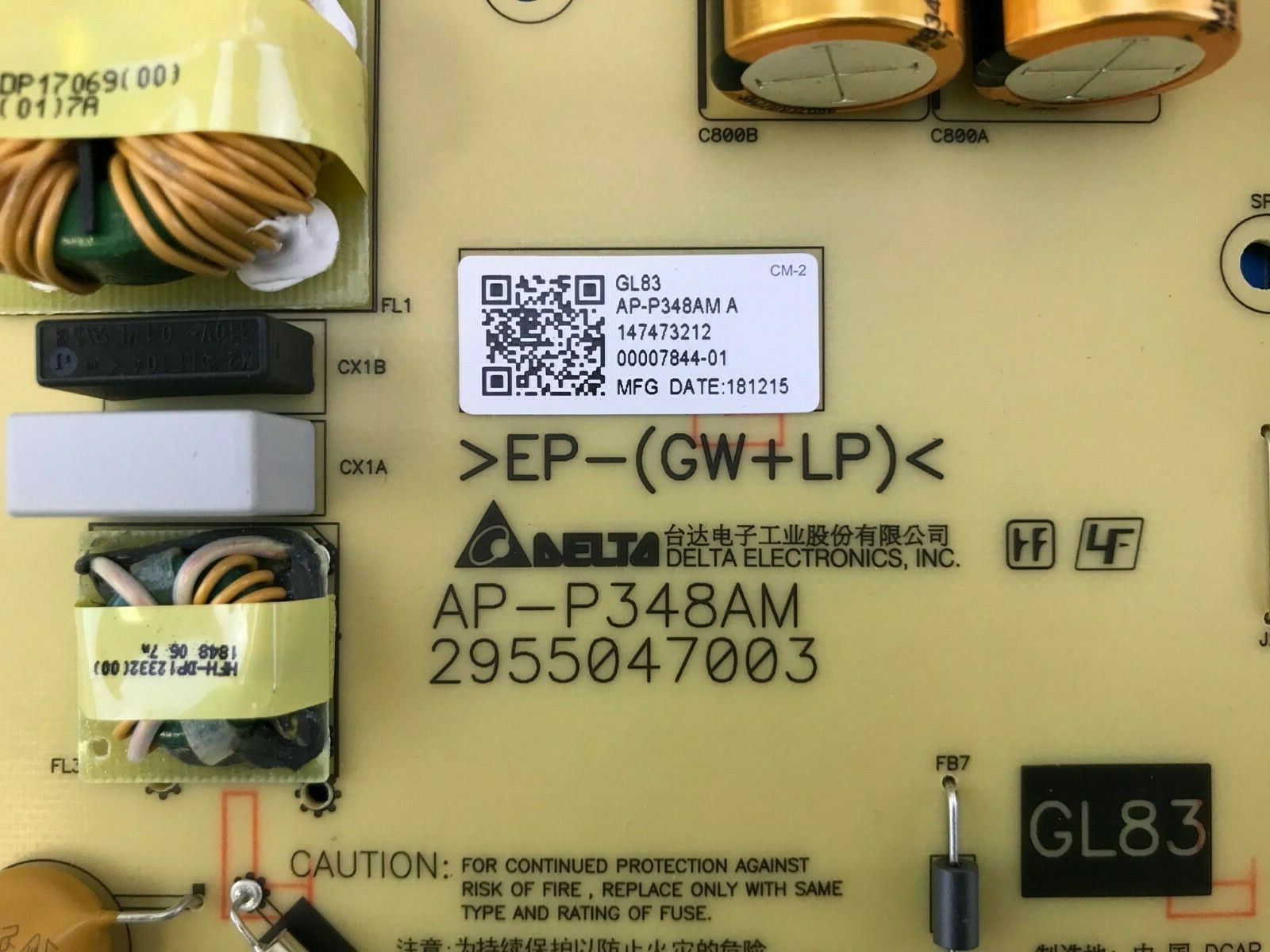 Sony Bravia 75" 4K Smart LED XBR75X850G HDTV Power Supply Board 147473212 eBay