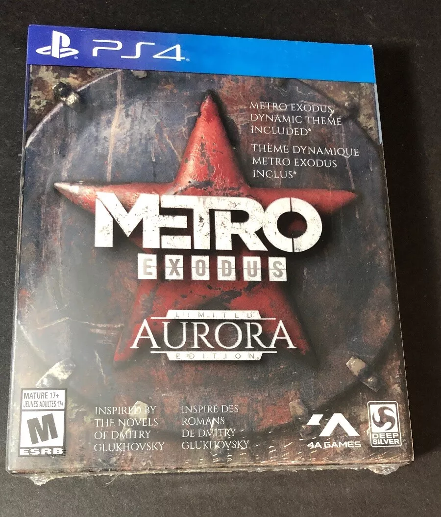 Metro Exodus Aurora Edition STEELBOOK Box ] (PS4) NEW | eBay