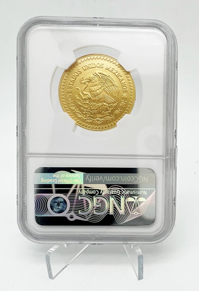 Mexico 2022 Estados Unidos Libertad 1/2 Onza Mo Gold Coin NGC MS70 - Image 3 of 3