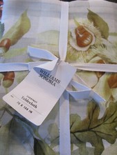 Williams Sonoma Chestnut Tablecloth 70 x 108 8 Napkins Fall Thanksgiving New