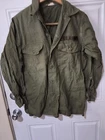 Vintage Vietnam Military Shirt Mens M  Army Uniform OG-107 Utility 14.5 x 31