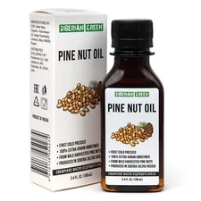 Siberian Pine Nut Oil 100% Extra Virgin Cold Pressed Unrefined 100ml 3.4oz